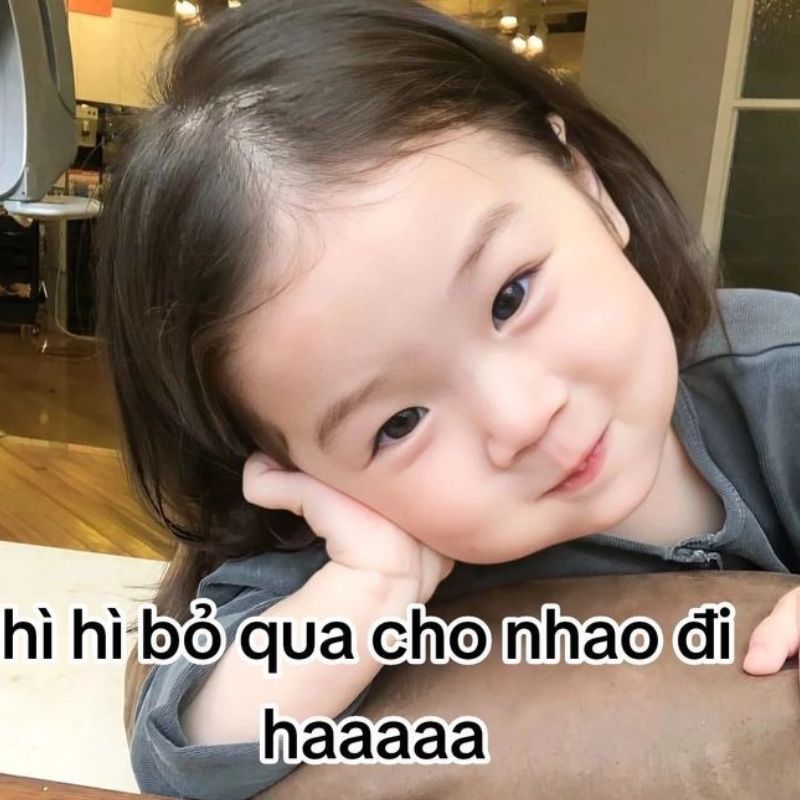Meme xin xỏ đáng yêu