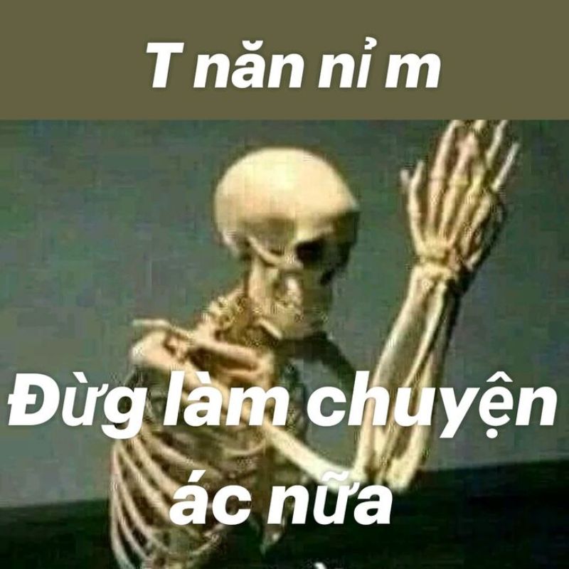 Meme năn nỉ hài hước