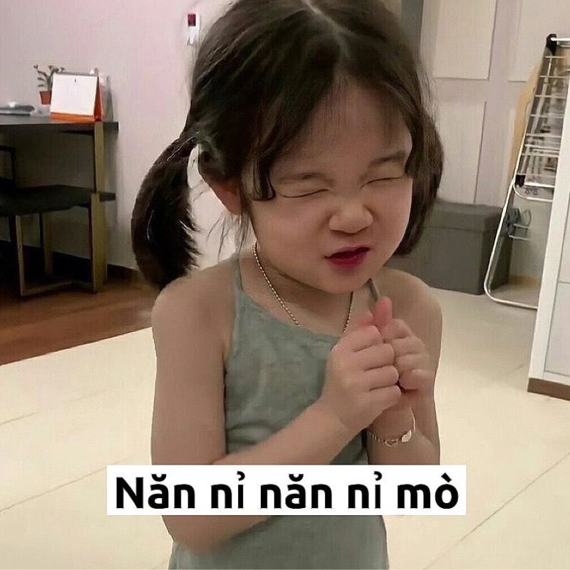 Meme năn nỉ người yêu cute