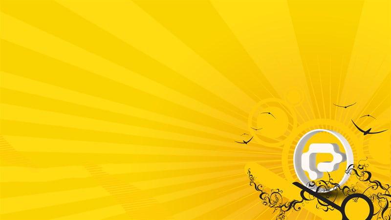 hình nền Powerpoint màu vàng nhạt 18