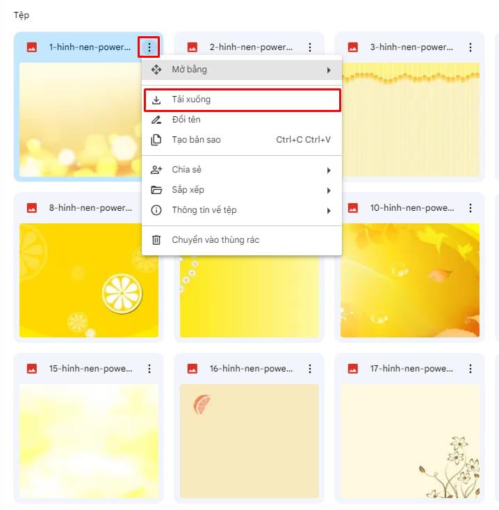 Tải tất cả hình nền Powerpoint màu vàng nhạt