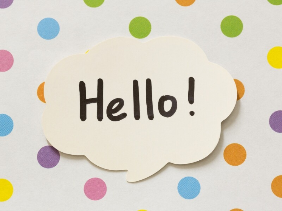 Hình nền PowerPoint Hello