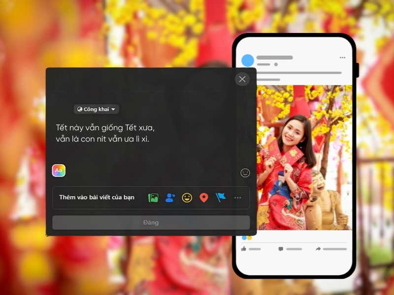 199+ STT Tết, caption Tết hài hước hay, ngắn và ý nghĩa