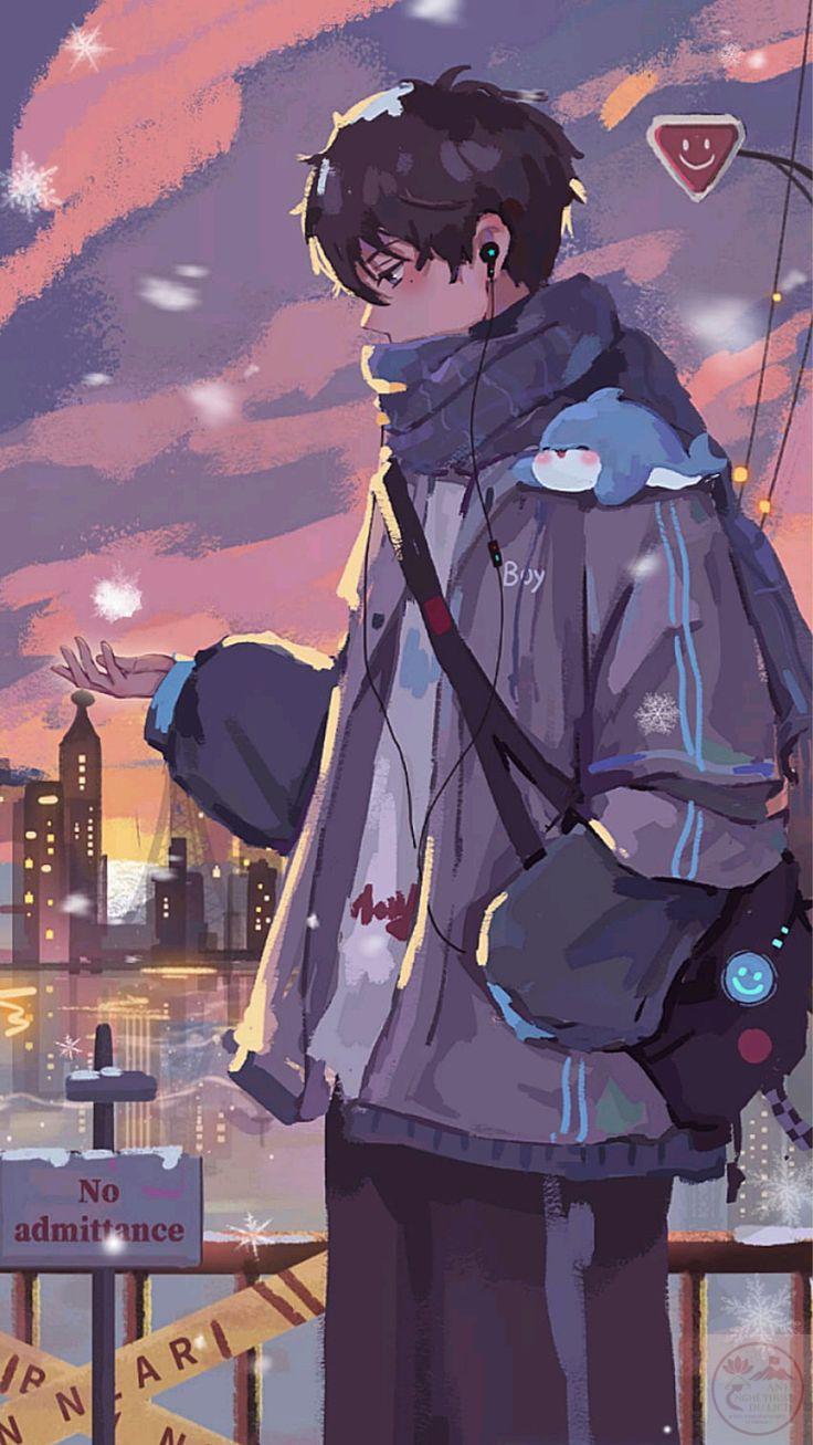 Chân dung nhân vật anime nam cho thấy sự tinh tế trong từng đường nét phác họa