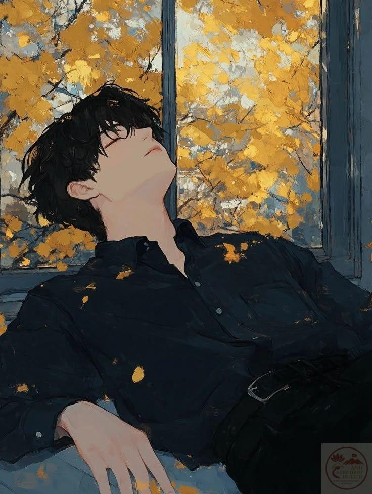 Nhân vật nam anime gợi một nguồn năng lượng an yên, phù hợp với tâm hồn thư thái
