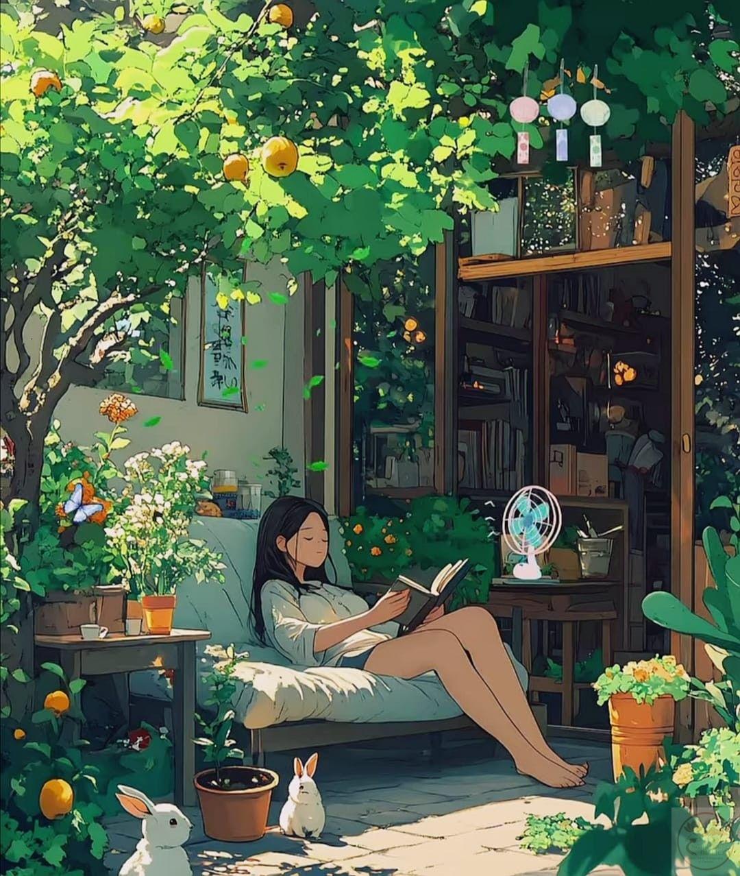 Bức ảnh anime nữ khiến ai ngắm cũng thấy lòng chậm lại, nhẹ nhàng và đầy cảm xúc