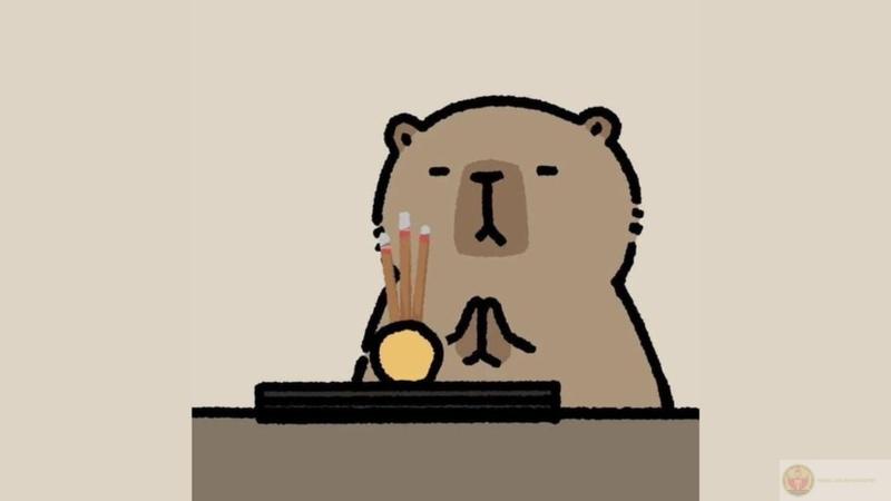 Đời quá xô bồ, capybara vẫn nhẹ nhàng
