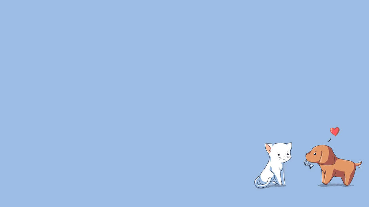 Background cute màu xanh dương ấn tượng