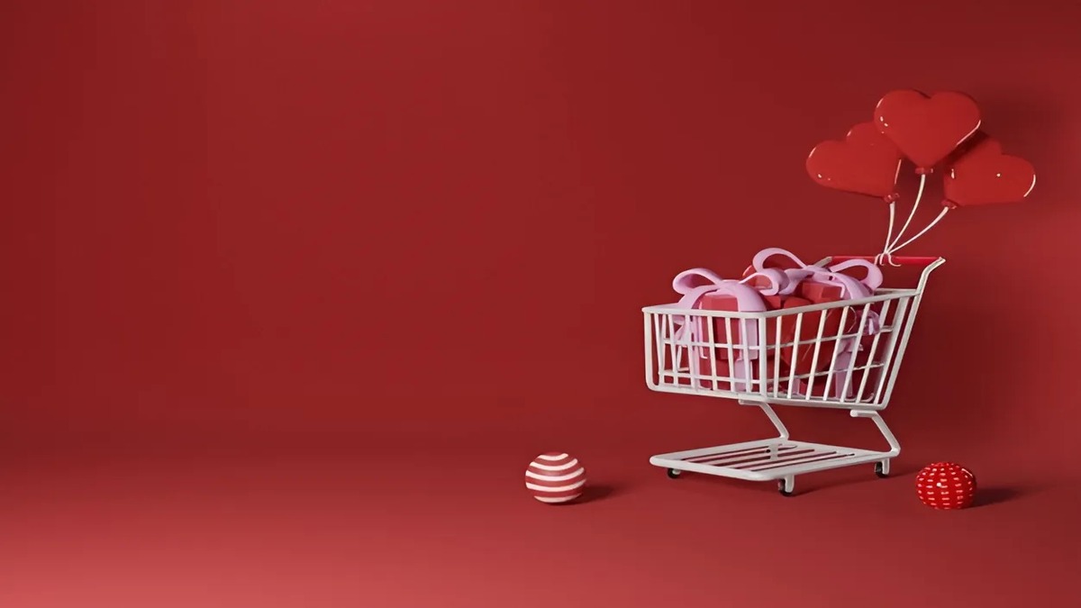 Background cute màu đỏ đáng yêu, dễ thương