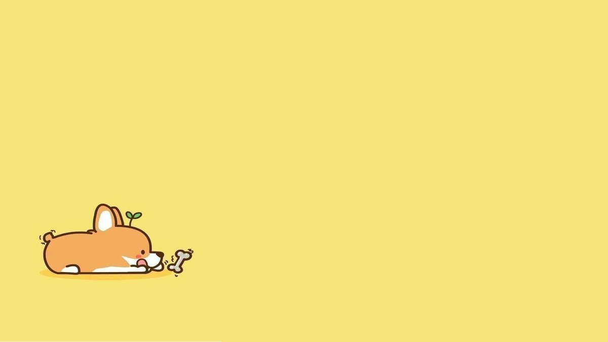 Background cute màu vàng rực rỡ
