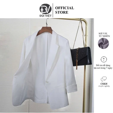 Áo khoác blazer tay lỡ nữ sang chảnh, vest công sở hot mới, giảm giá 378k