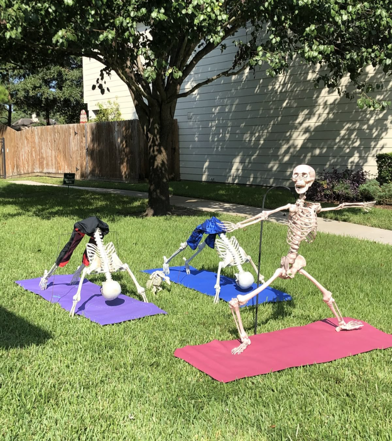 Skeleton yoga hài