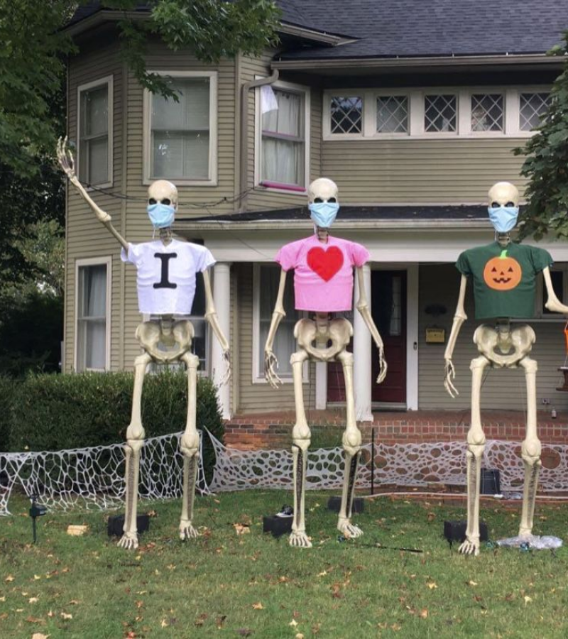 Skeleton I love Halloween