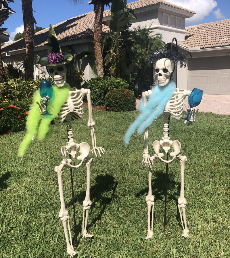 Skeleton Halloween hóa trang