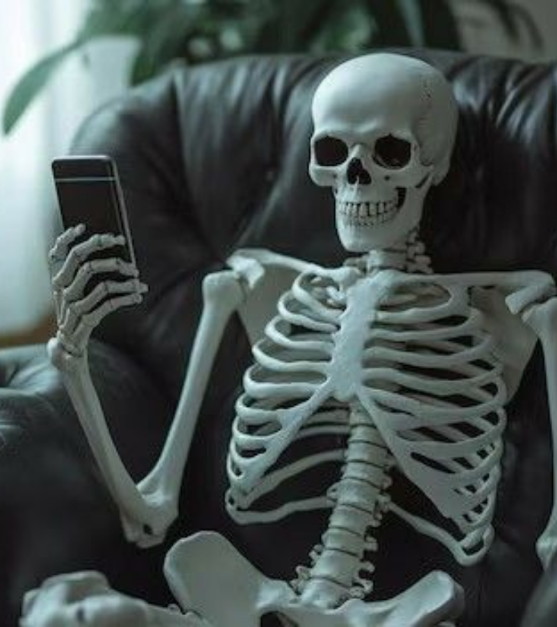 Skeleton chờ tin nhắn crush