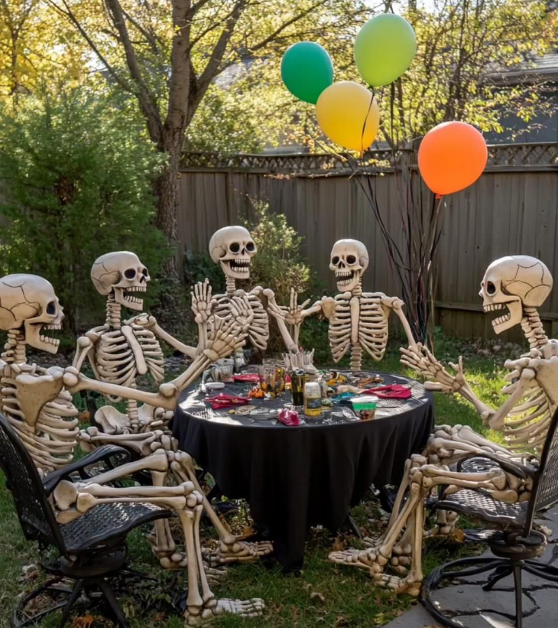 Skeleton tiệc tùng