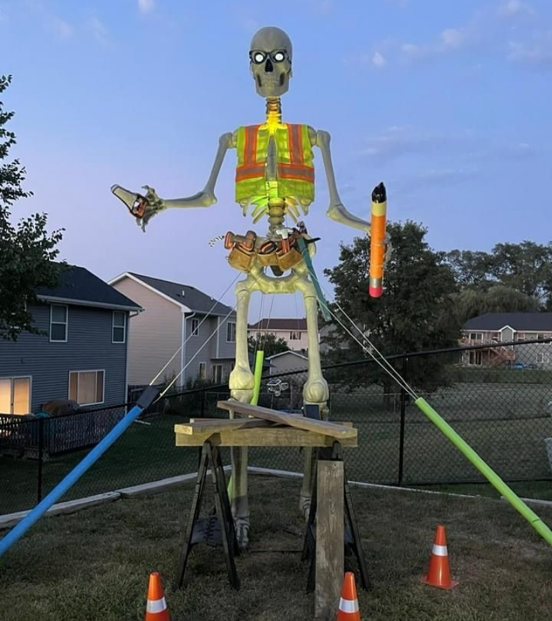 Skeleton cảnh báo