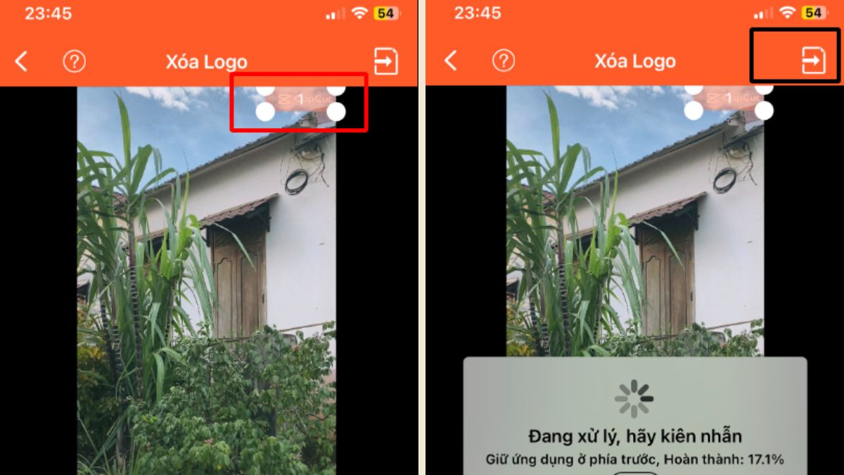Cách xóa logo của Capcut bằng app bước 5