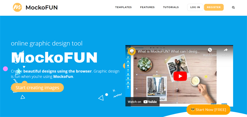 Cắt ảnh hình tròn online với MockoFUN