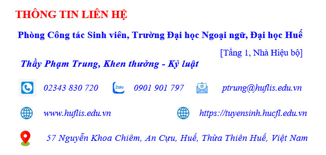 QUY ĐỊNH VỀ THI ĐUA, KHEN THƯỞNG SINH VIÊN - Trang tuyển sinh Đại học Ngoại ngữ