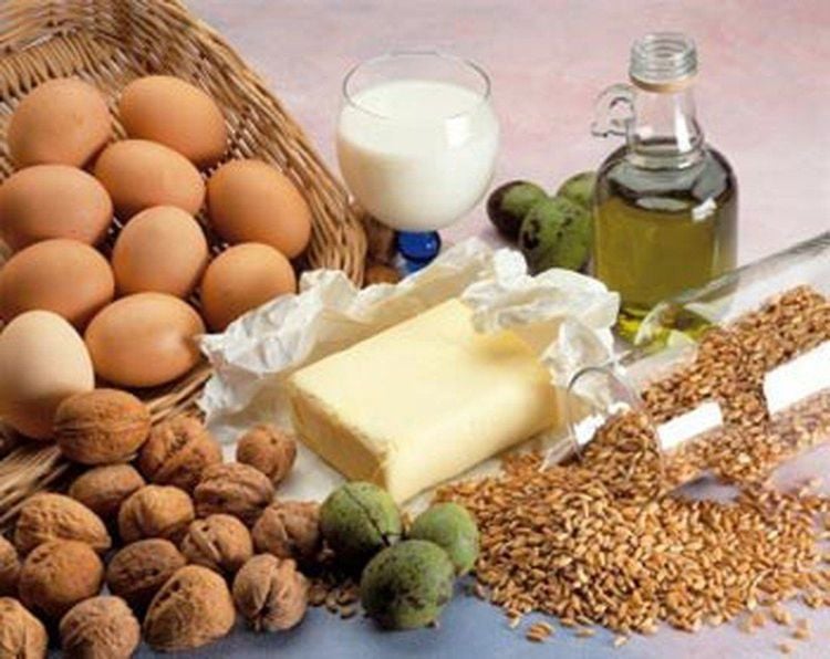 Trong khẩu phần ăn hàng ngày nên cân đối các loại thực phẩm giàu lipid