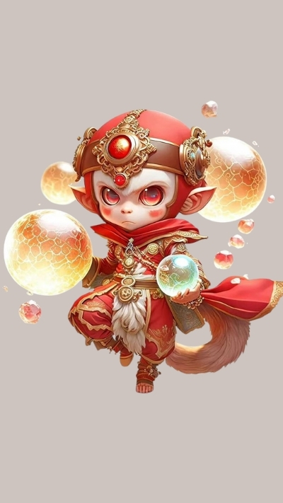 Ảnh nền khỉ 3D cute đáng yêu quá