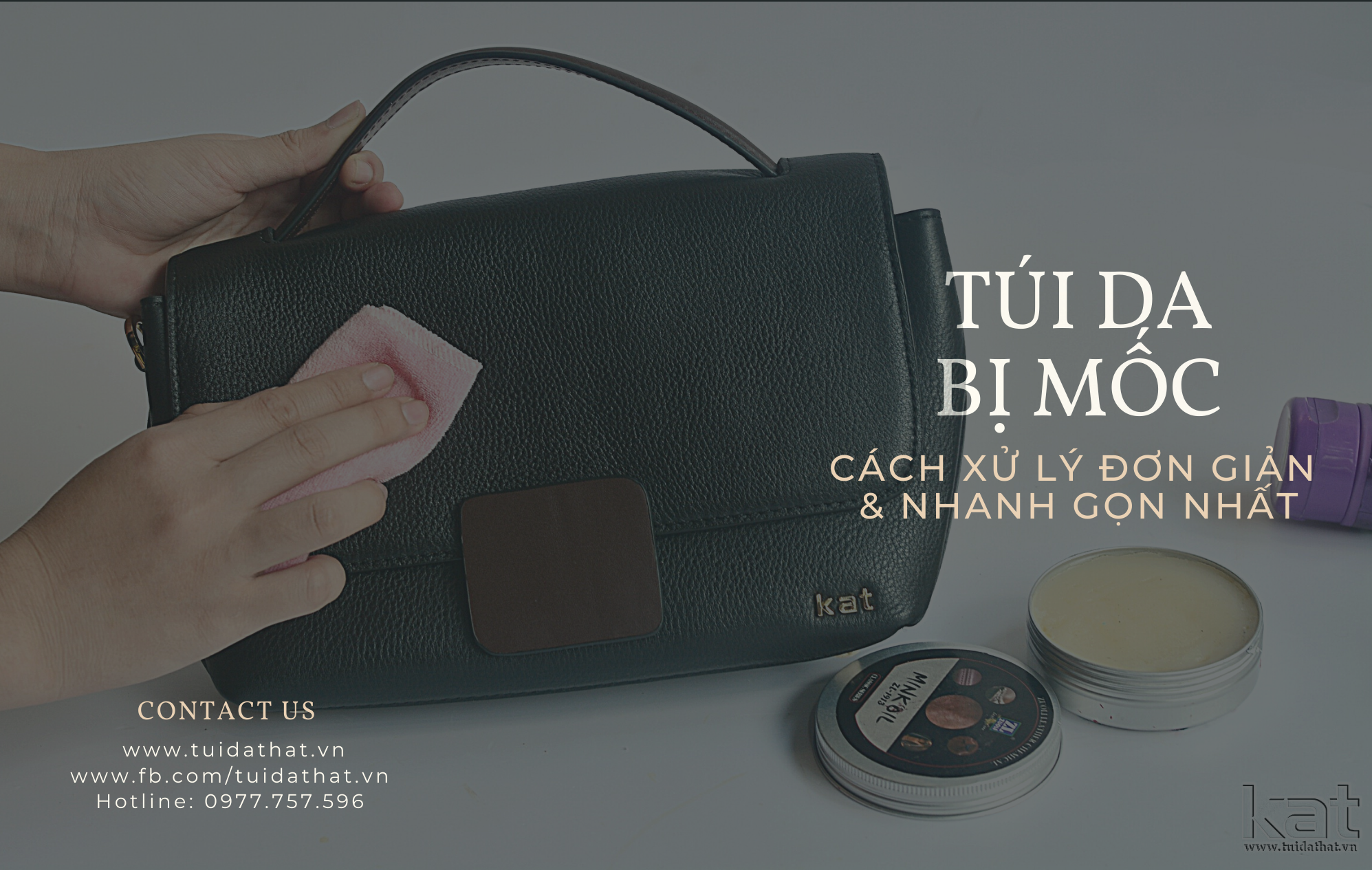 Cất trữ đồ da đúng cách