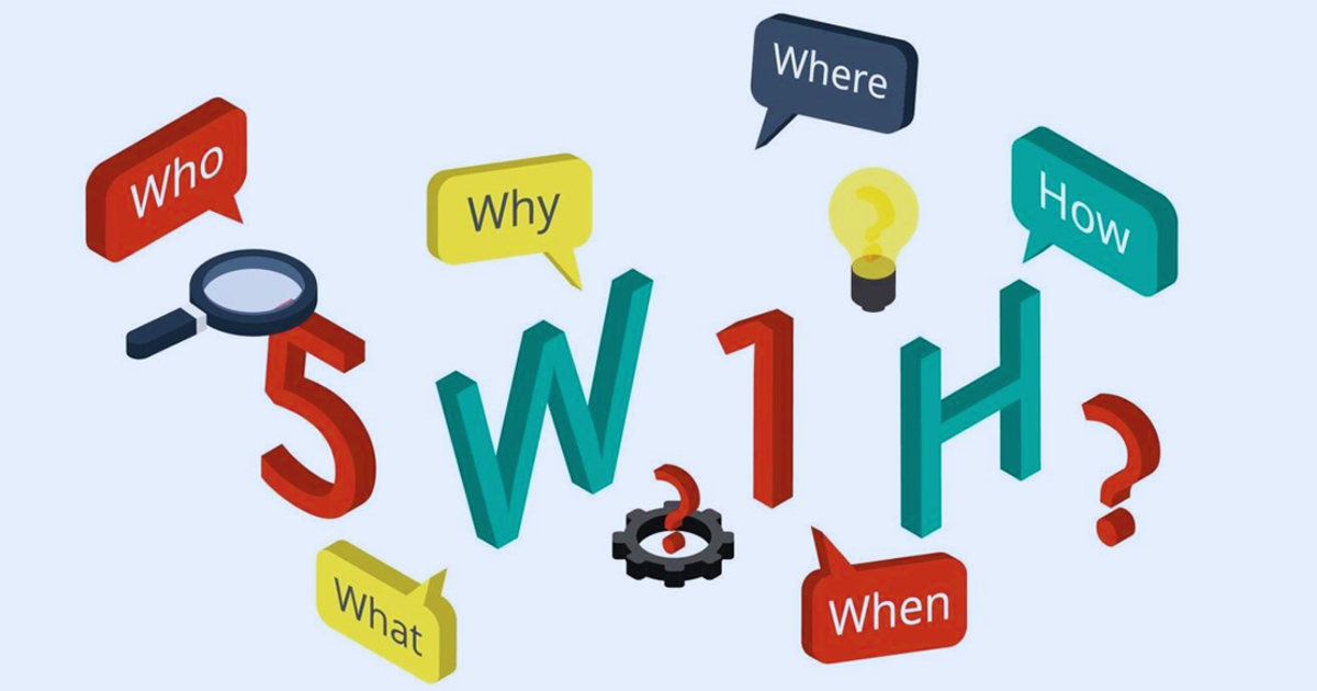5W1H là gì? 6 Yếu tố cấu thành mô hình 5W1H và ứng dụng
