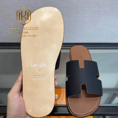 Dép Hermes Chữ H Nam Quai Ngang Da Bò Chính Hãng Giá 131580đ - KhuêDiệpStore