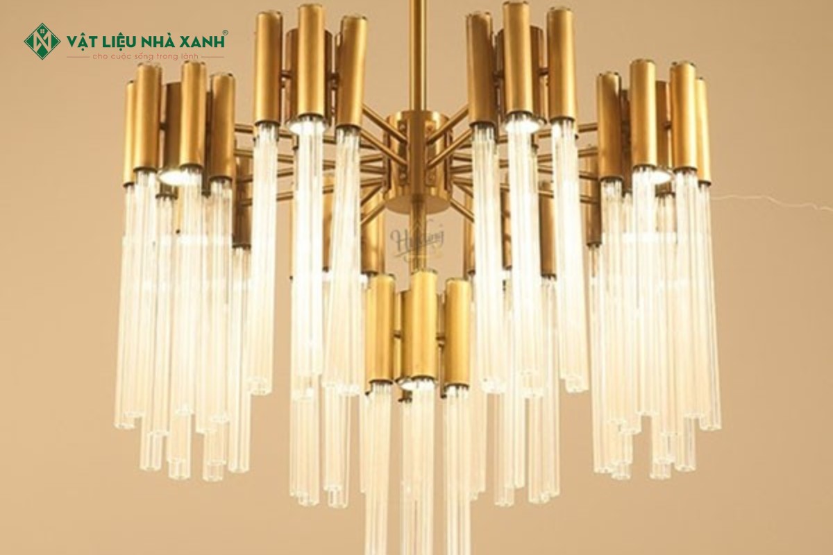 Thủy tinh hữu cơ dùng làm đèn trang trí.