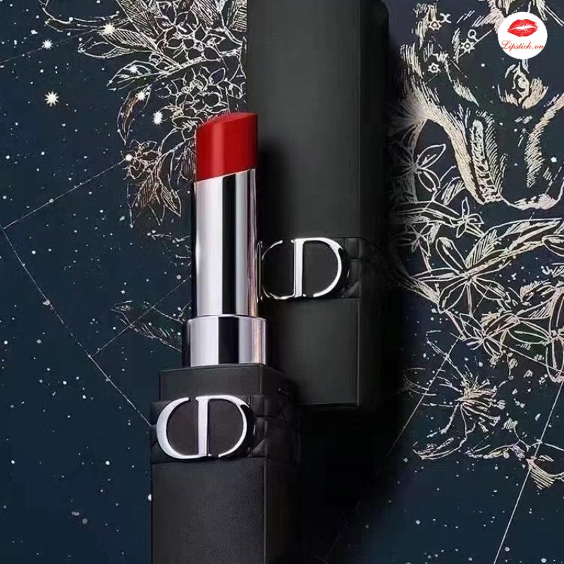 Son Dior 742 Forever Sisterhood Đỏ Hồng – Rouge Dior Forever Transfer-Proof Lipstick Limited