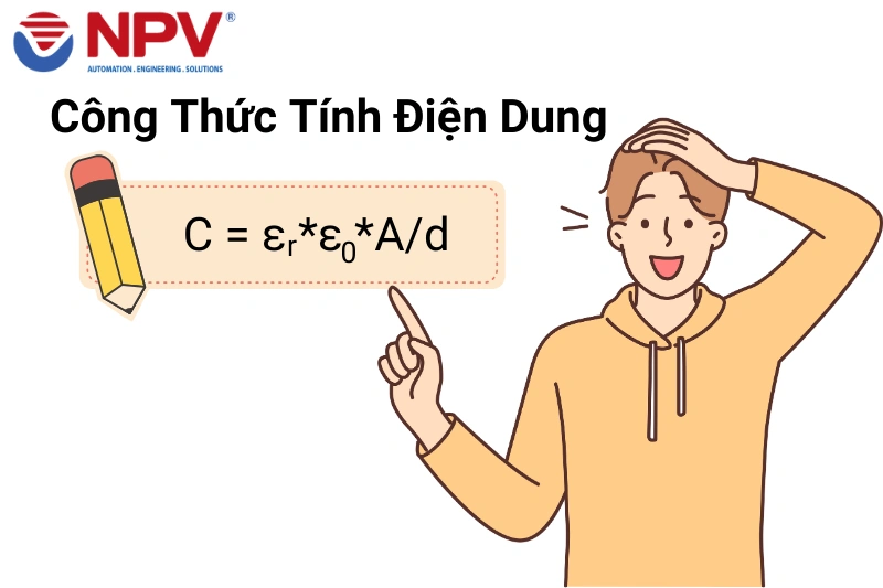 Công thức tính điện dung của tụ điện