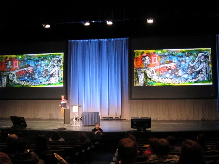 Jesse Reno at the NAEA conference
