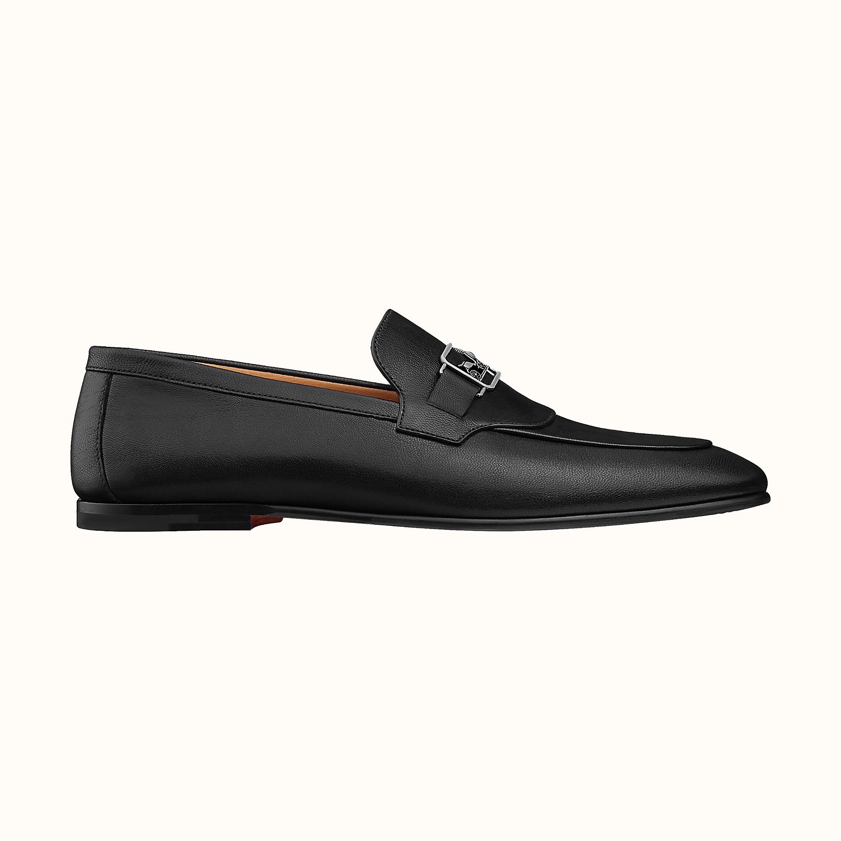 Giày lười Hermes like au đế cao họa tiết tuần lộc GHM13