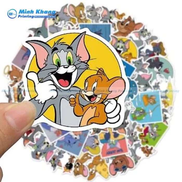 Mẫu Sticker Jerry & Tom Đẹp & Hóm Hỉnh