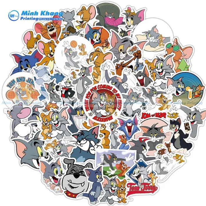 Mẫu Sticker Jerry Đáng Yêu Và Tinh Nghịch