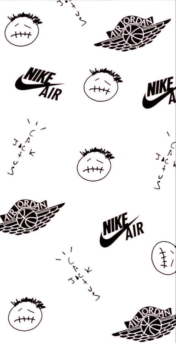 hình nền nike màu hồng