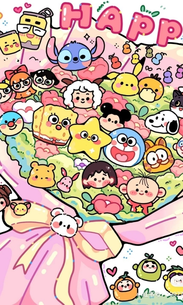 Bó hoa cute