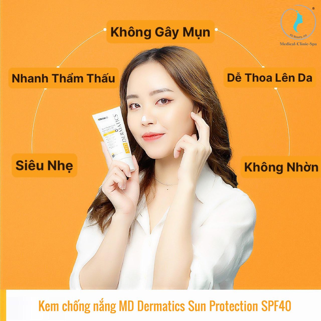 Kem chống nắng MD Dermatics Sun Protection SPF40