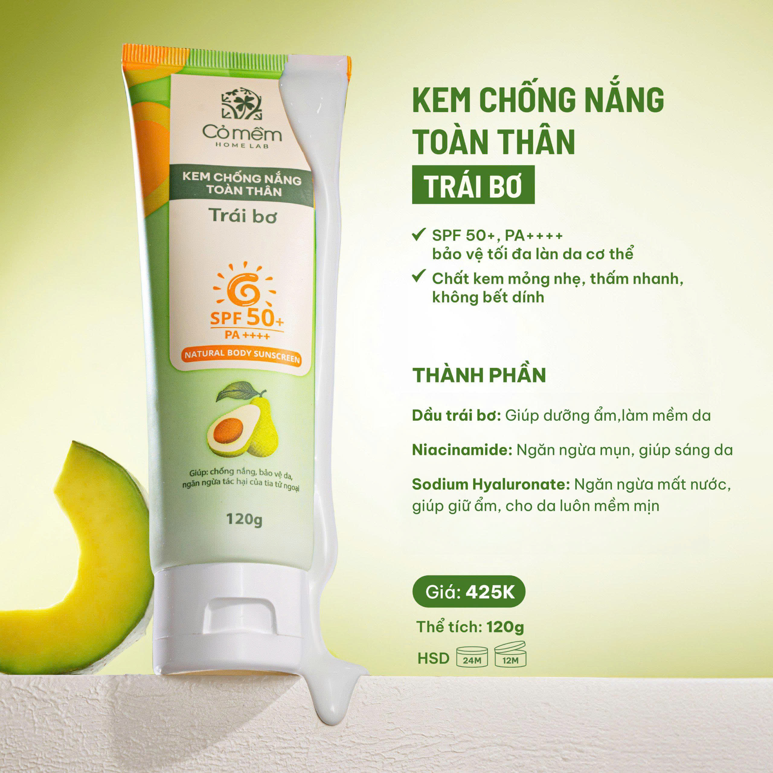 review kem chống nắng body