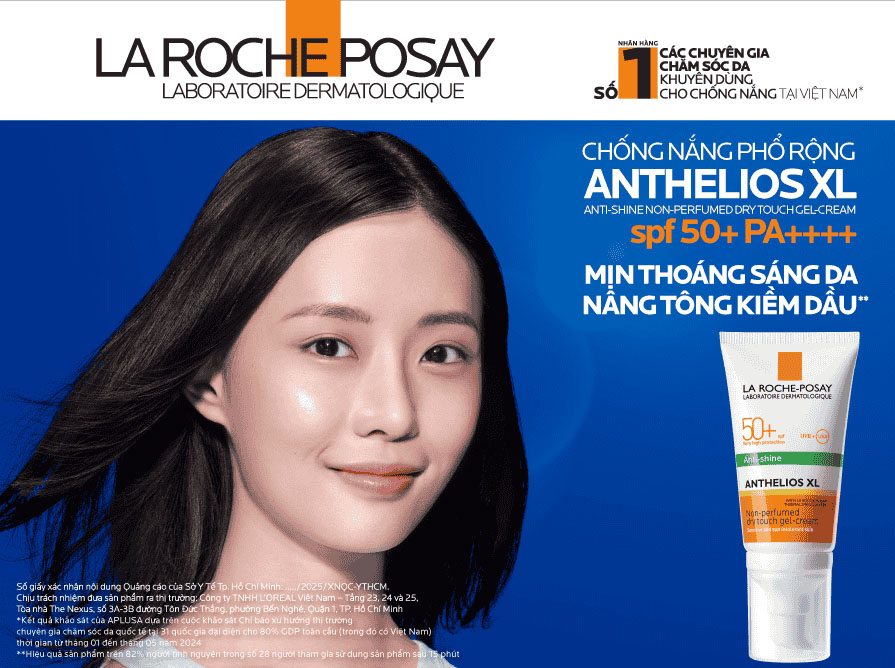 [Mẫu mới] Kem chống nắng La Roche-Posay Anthelios XL SPF50+ vạch xanh lá cho da dầu, dễ nổi mụn