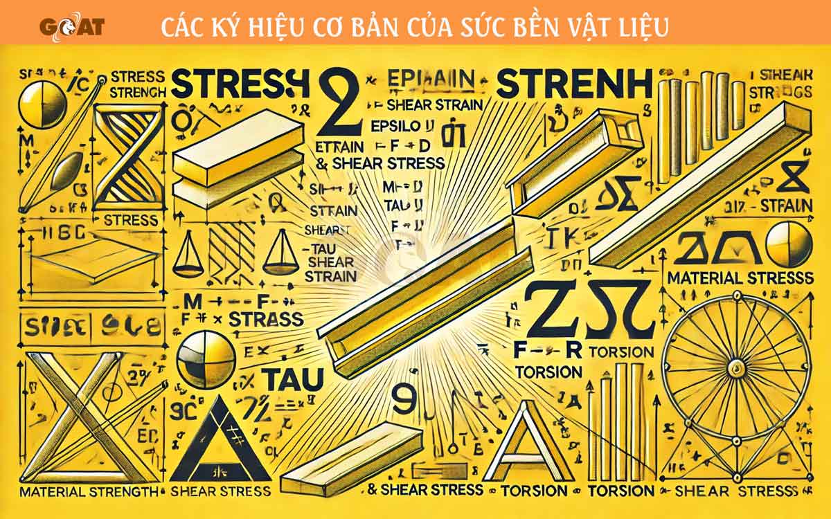 Các ký hiệu trong sức bền vật liệu là gì?