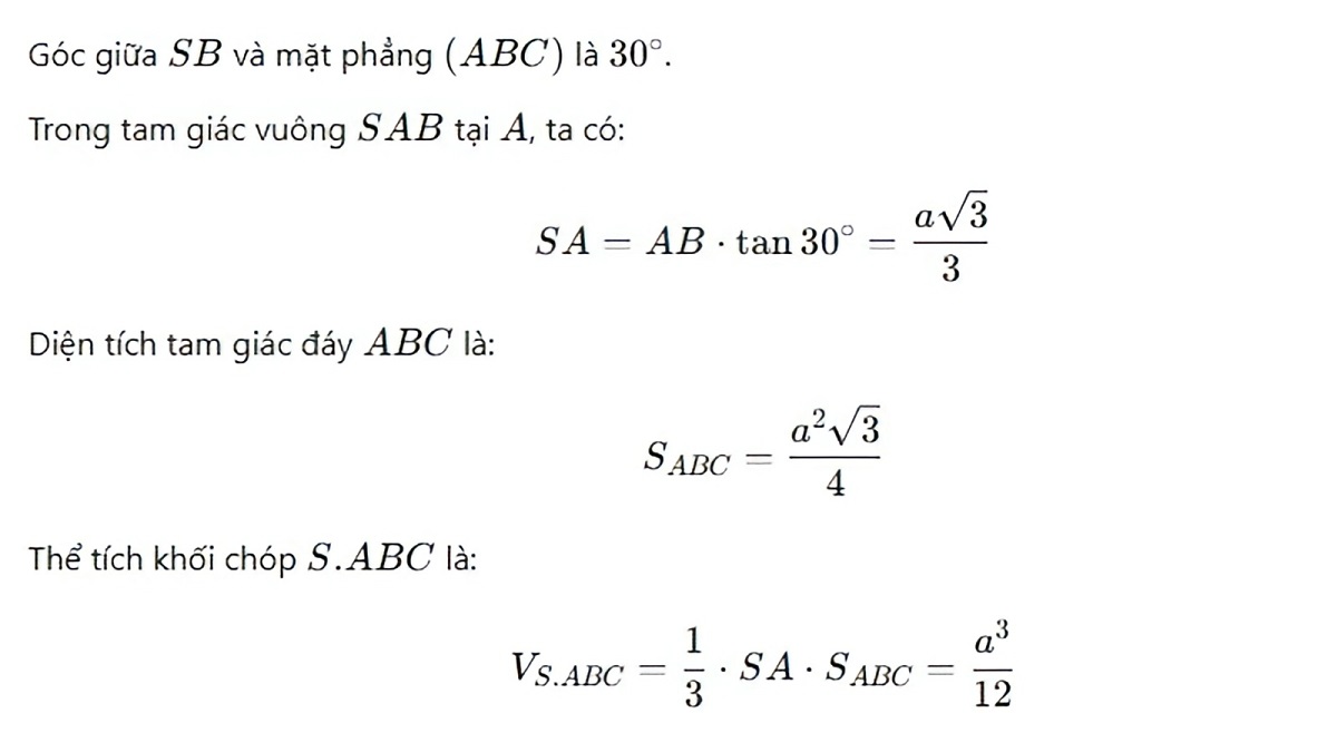 Bài tập ví dụ 4 về khối đa diện