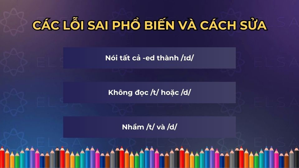 So sánh phát âm ED ở động từ, tính từ, danh từ
