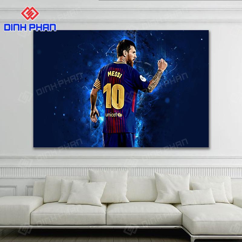 Tranh tráng gương Messi đẹp