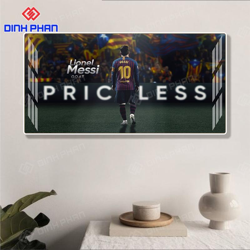 Tranh tráng gương Messi đẹp