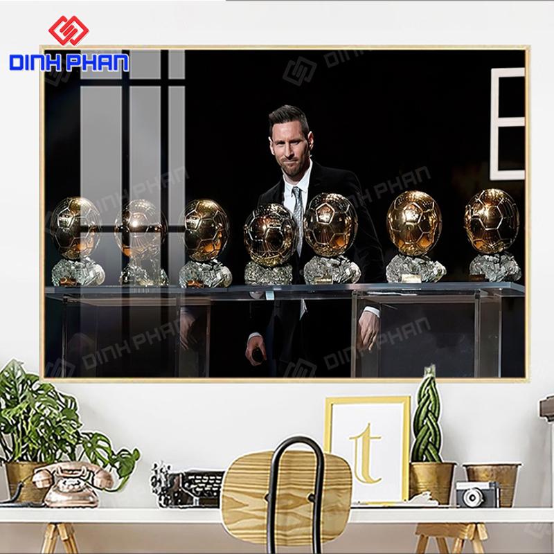 Tranh tráng gương Messi đẹp