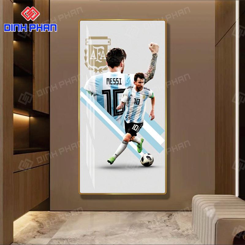 Tranh tráng gương Messi đẹp