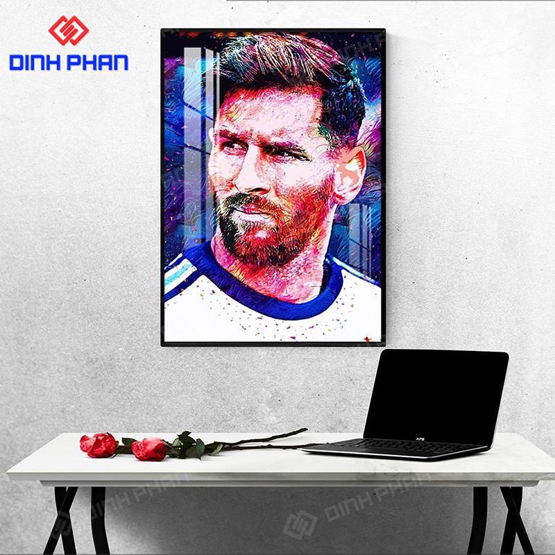 Tranh tráng gương Messi đẹp