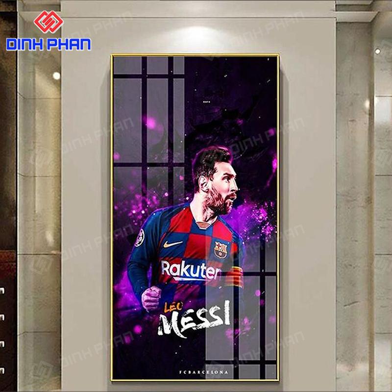 Tranh tráng gương Messi đẹp